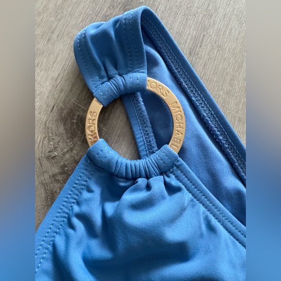 MICHAEL Michael Kors One Shoulder Underwire One Piece Swimsuit - Hardware Solids - Picture 2 of 5